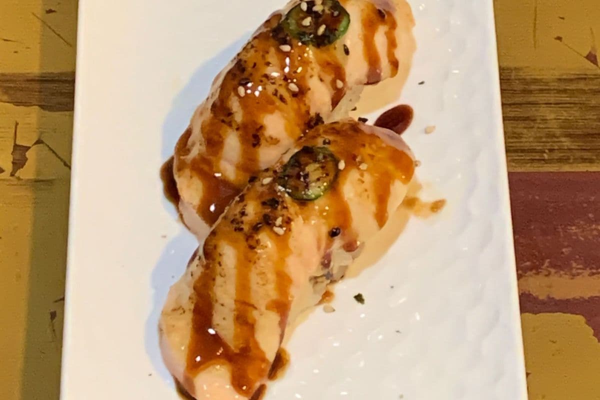 Salmon Aburi Nigiri
