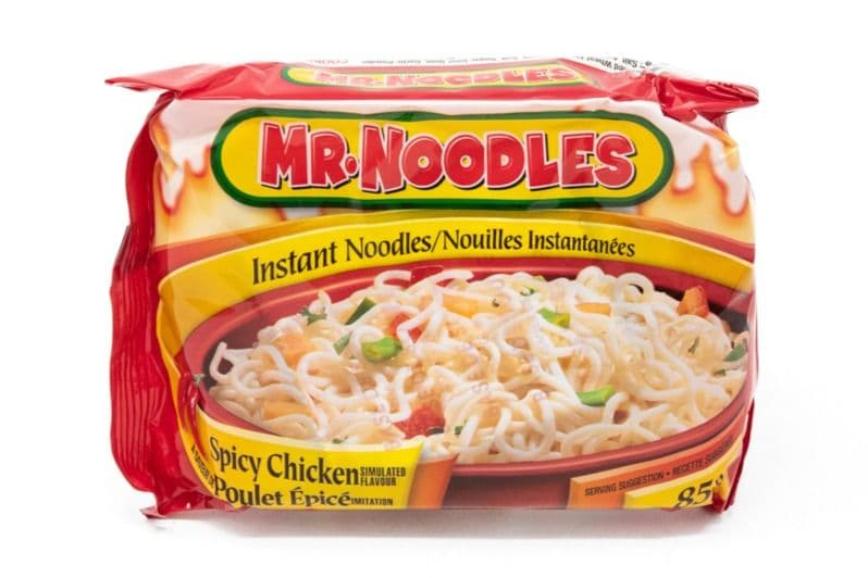 Mr . Noodle Spicy Chicken