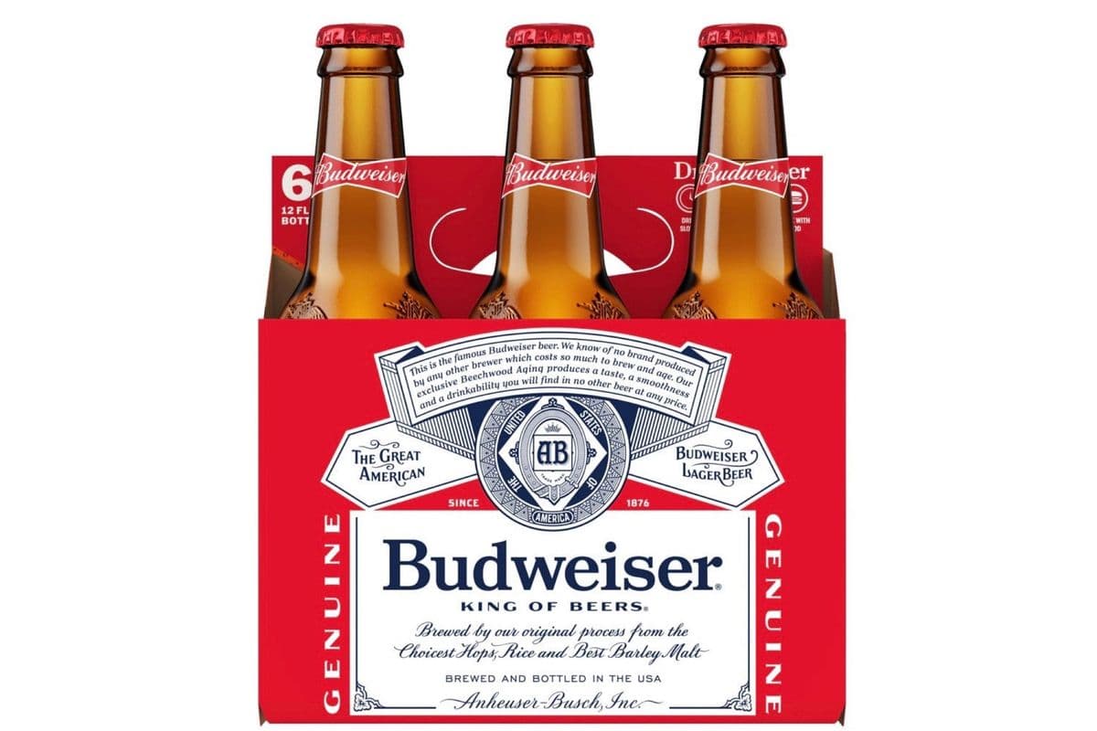Labatt Budweiser 6pk BTL (6 x 330 ml Bottle)