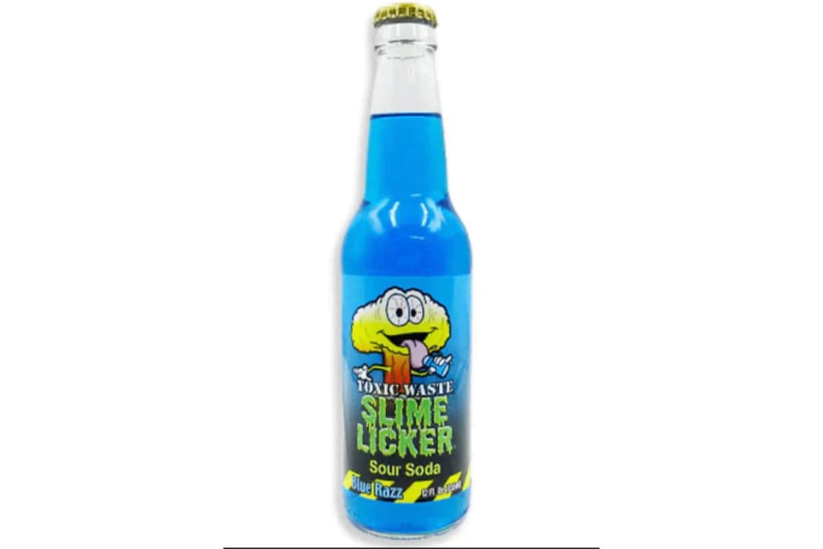 Toxic Waste Slime Licker Sour Soda - Blue Razz (355 ml)