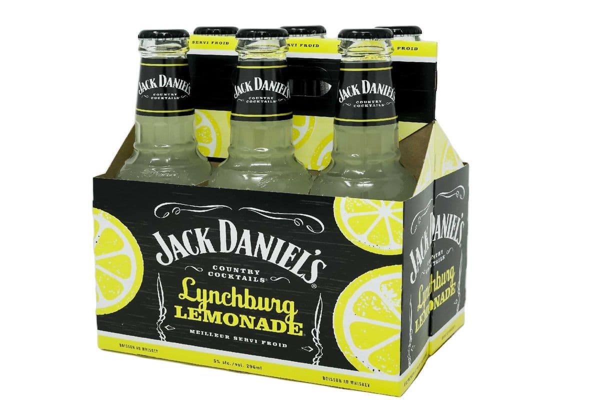 Jack Daniels Lynchburg Lemonade (6 x 296 ml Bottles)