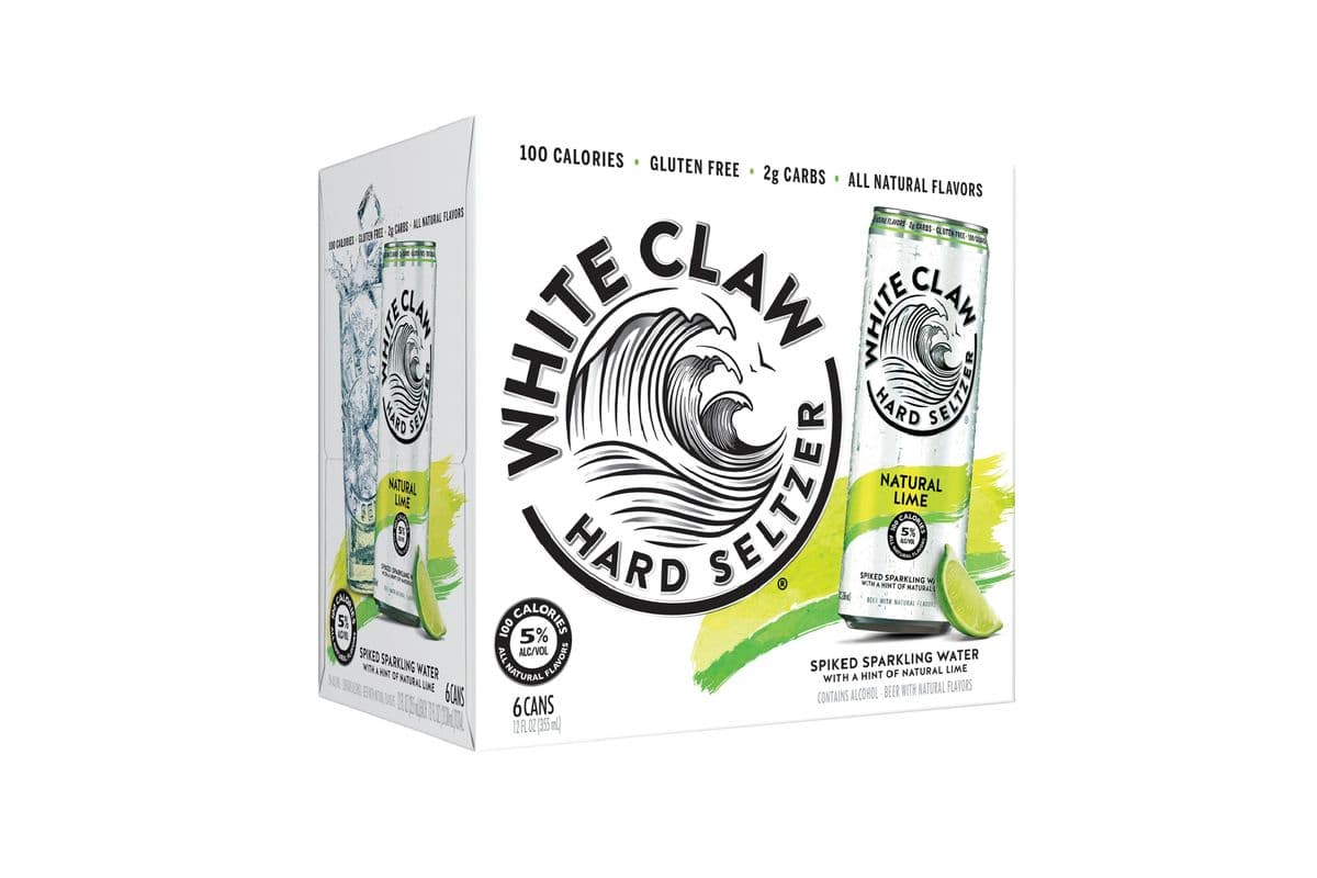 White Claw Seltzer Lime (6 Cans) (6 x 355ML)