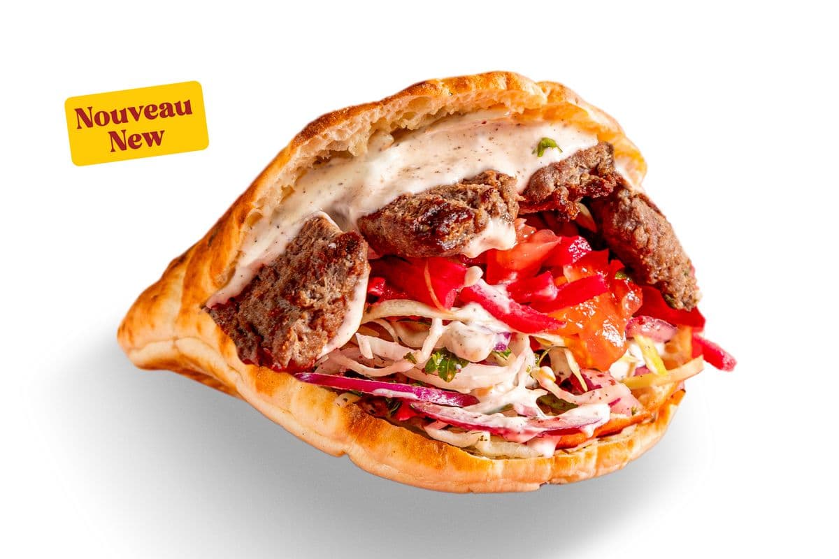 Pita Cuit au Four Kafta Kabab