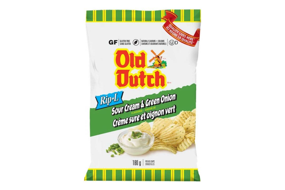 Old Dutch Rip.L Sour Cream & Green Onion (180 g )