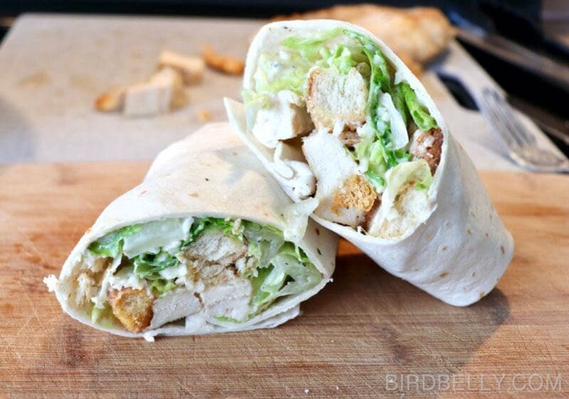 Chicken Caesar Tortilla Wrap