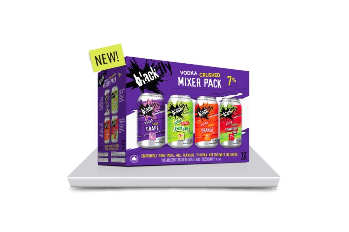 Black Fly Vodka Purple Pack (12 x 355 mL)
