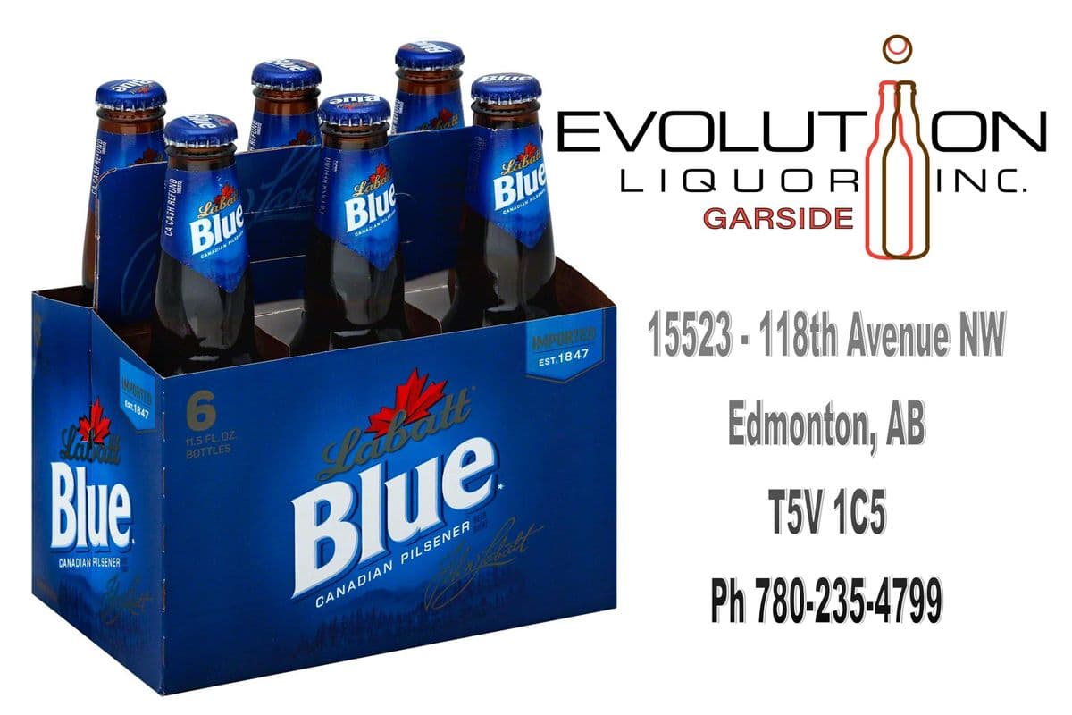 Labatt Blue G341-06 (1 x 341ml Glass Bottle)