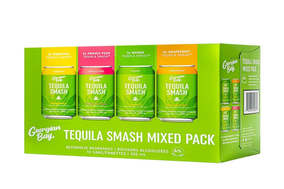 GEORGIAN BAY SPIRIT CO TEQUILA SMASH MIX 12 CANS (12 x 355 ML)