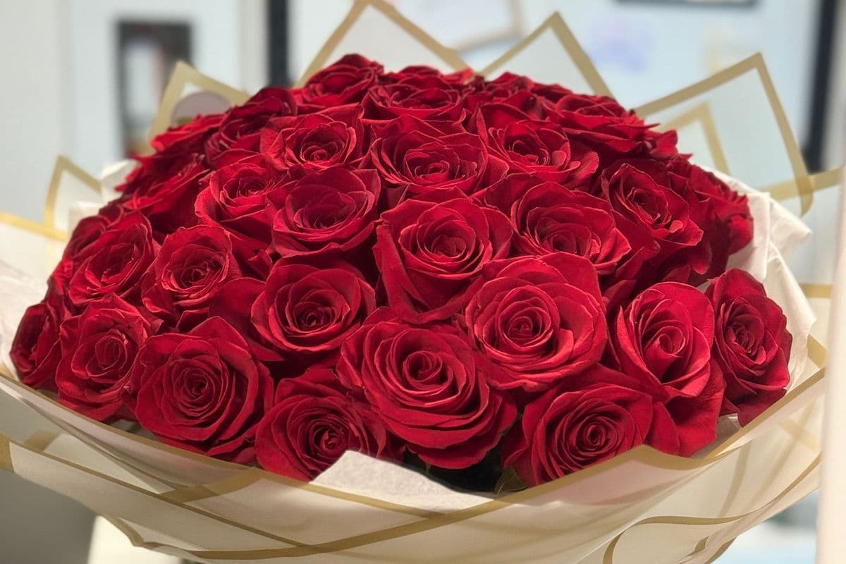 Flames of Passion - 36 Red Roses