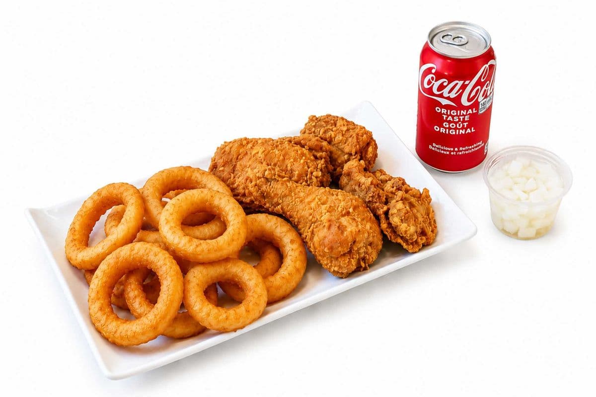Chickza's Onion Ring Meal