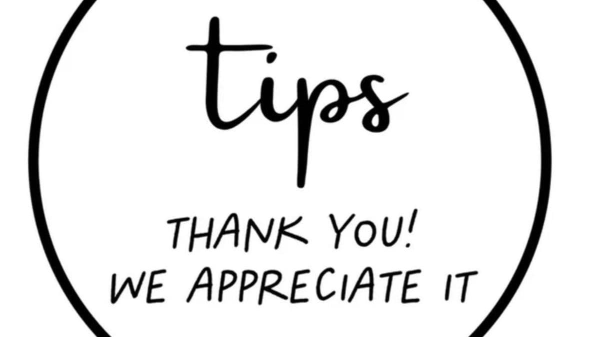 Tip $2 - Thank you!