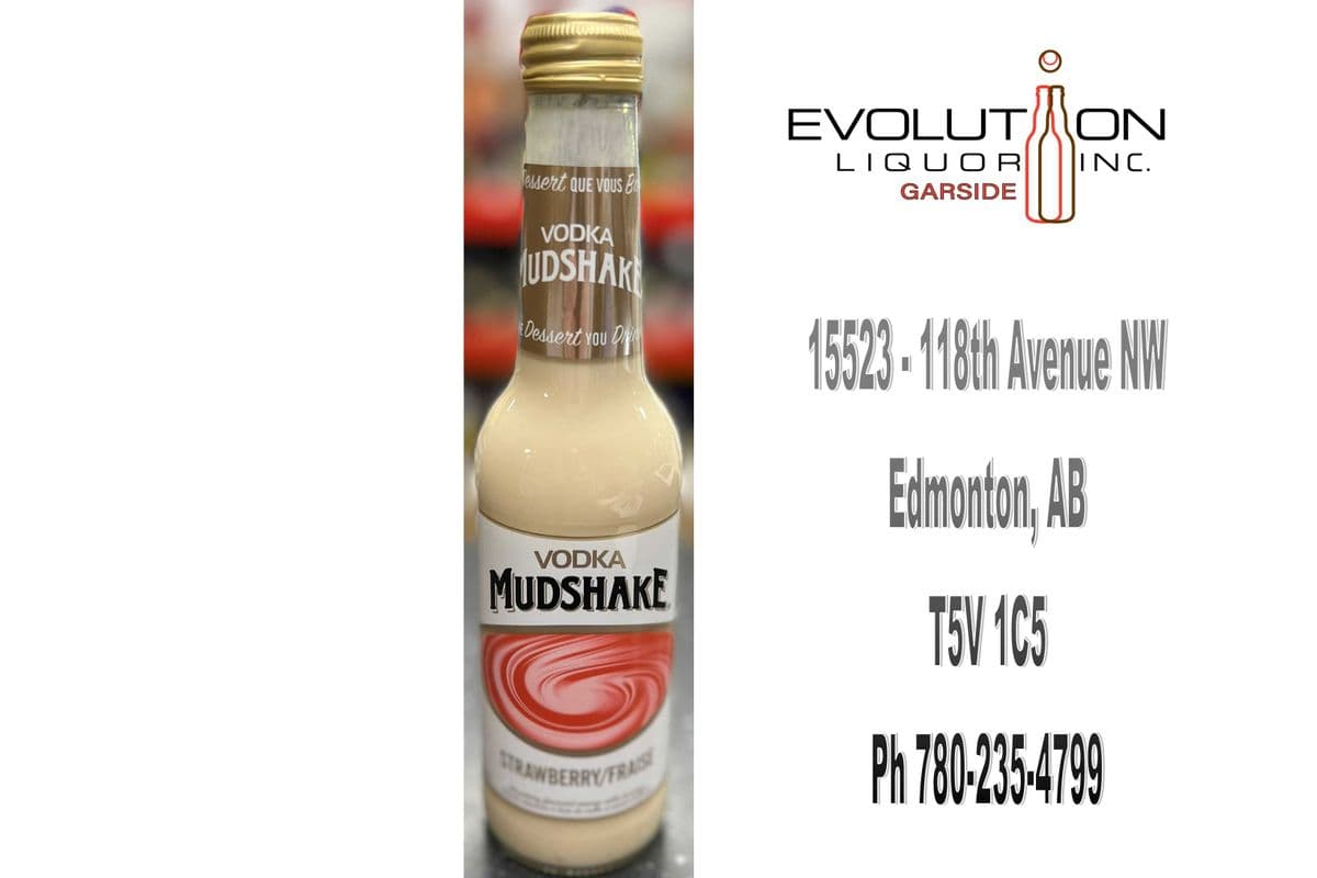 Vodka Mudshake Strawberry G270-01 (1 x 270ml Glass Bottle)