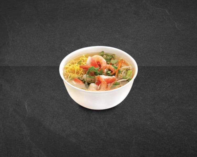 Soupes de nouills au crevettes