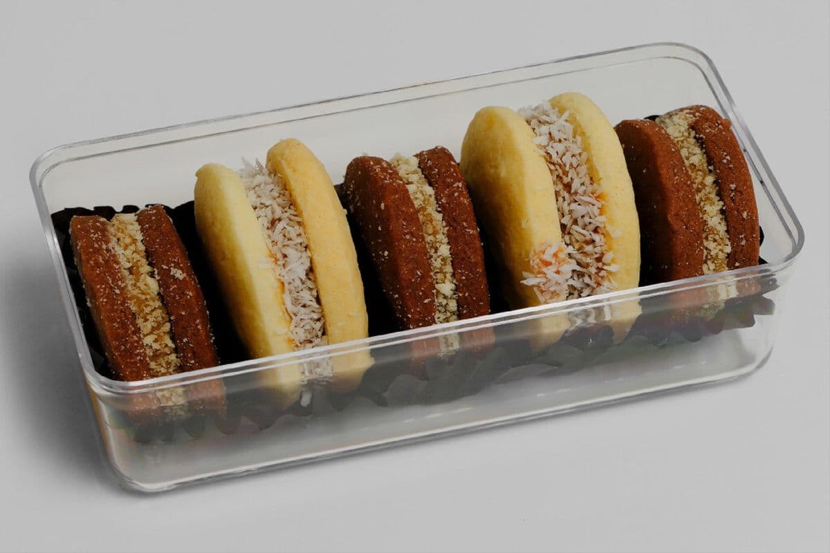 Alfajores with Coconut and Chocolate (5 pcs)
