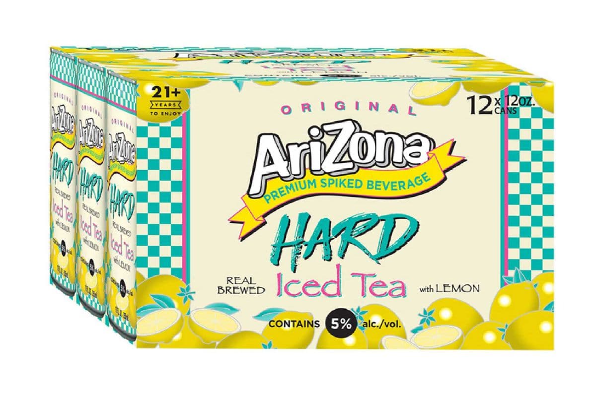 Arizona Hard Lemon Iced Tea (12 x 355 ml Cans)