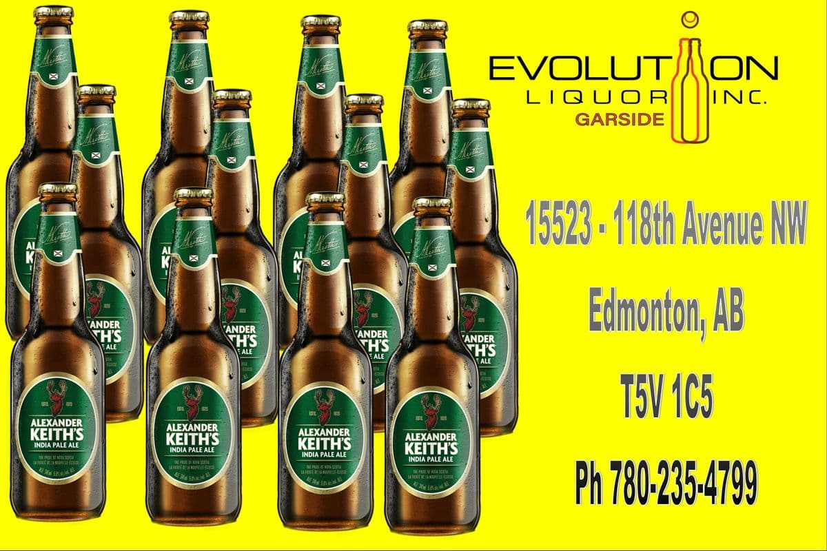 Alexander Keith's India Pale Ale G341-12 (12 x 341ml Glass Bottle)