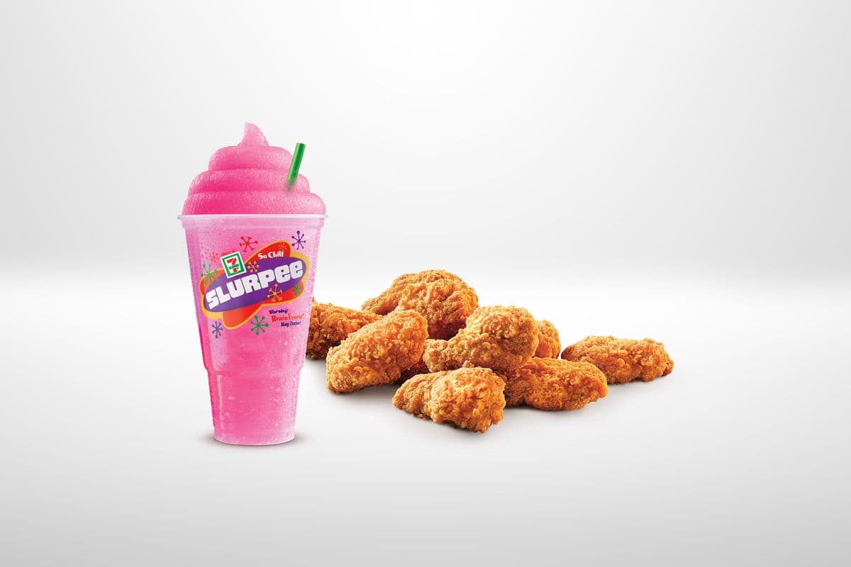 Get 10 Crispy Classic Chicken Wings for $7.90 (0.79 cents each) with Any size Slurpee