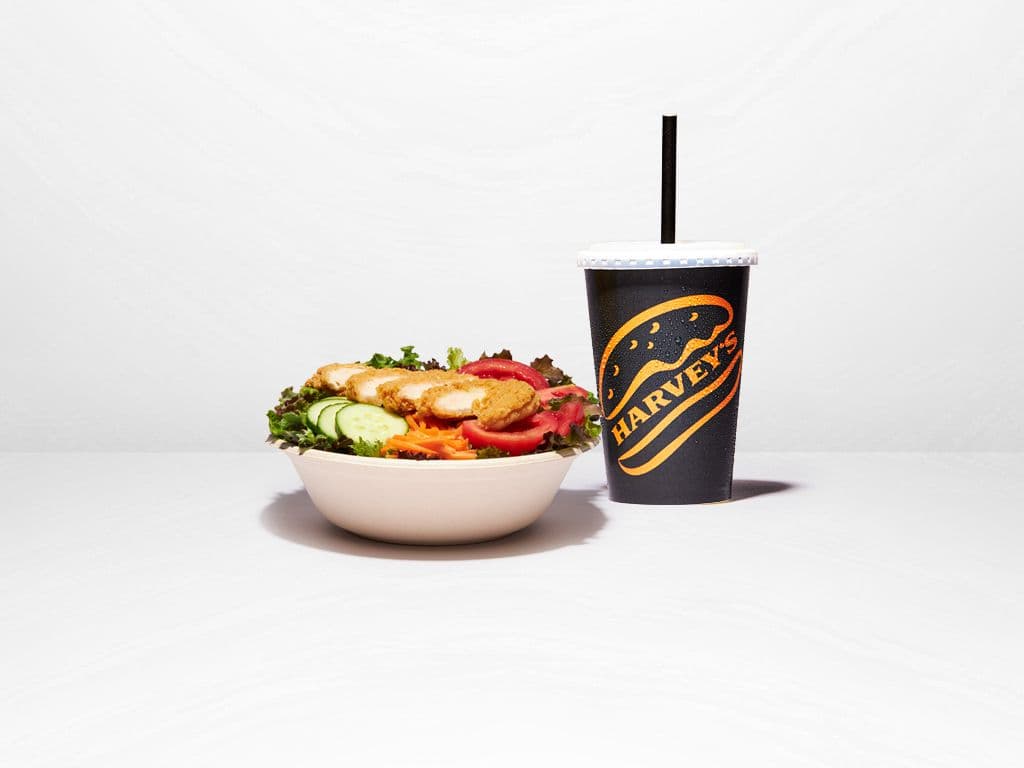 Crispy Chicken Salad with 20oz Soft Drink
