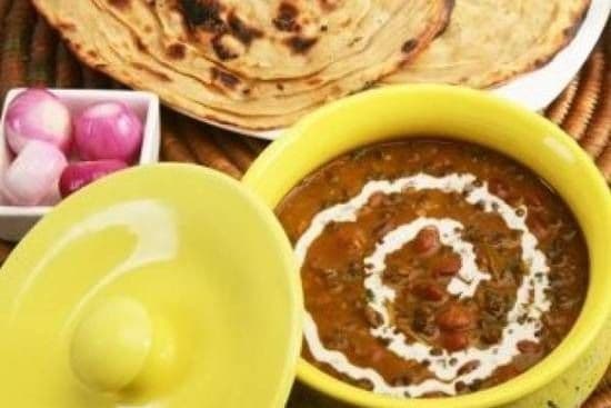 Lachha Paratha With Dal