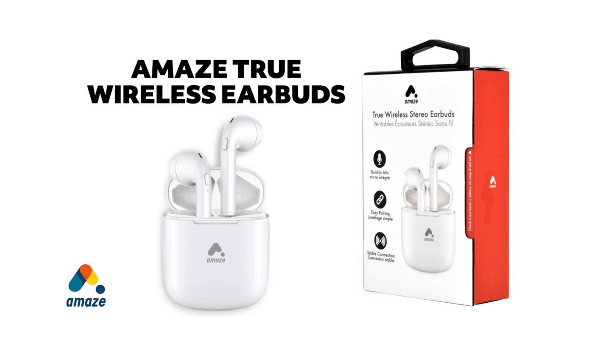 AMAZE Écouteurs stéréo sans fil / AMAZE TRUE WIRELESS STEREO EARBUDS