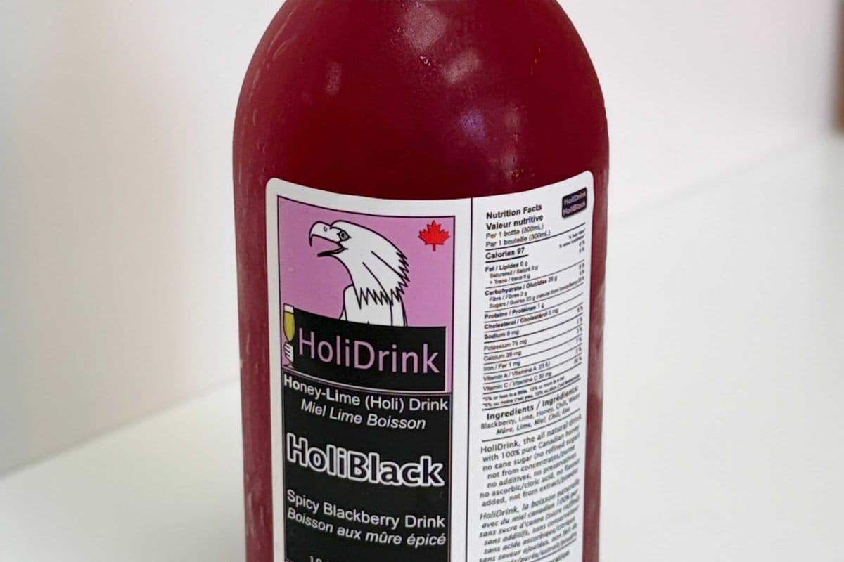 HoliDrink HoliBlack Spicy Blackberry ½ Litre Glass Bottle