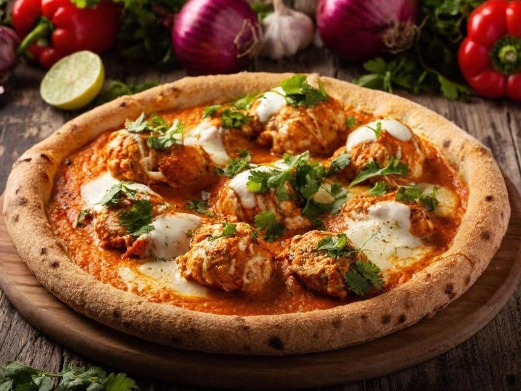 Tandoori Chicken Pizza