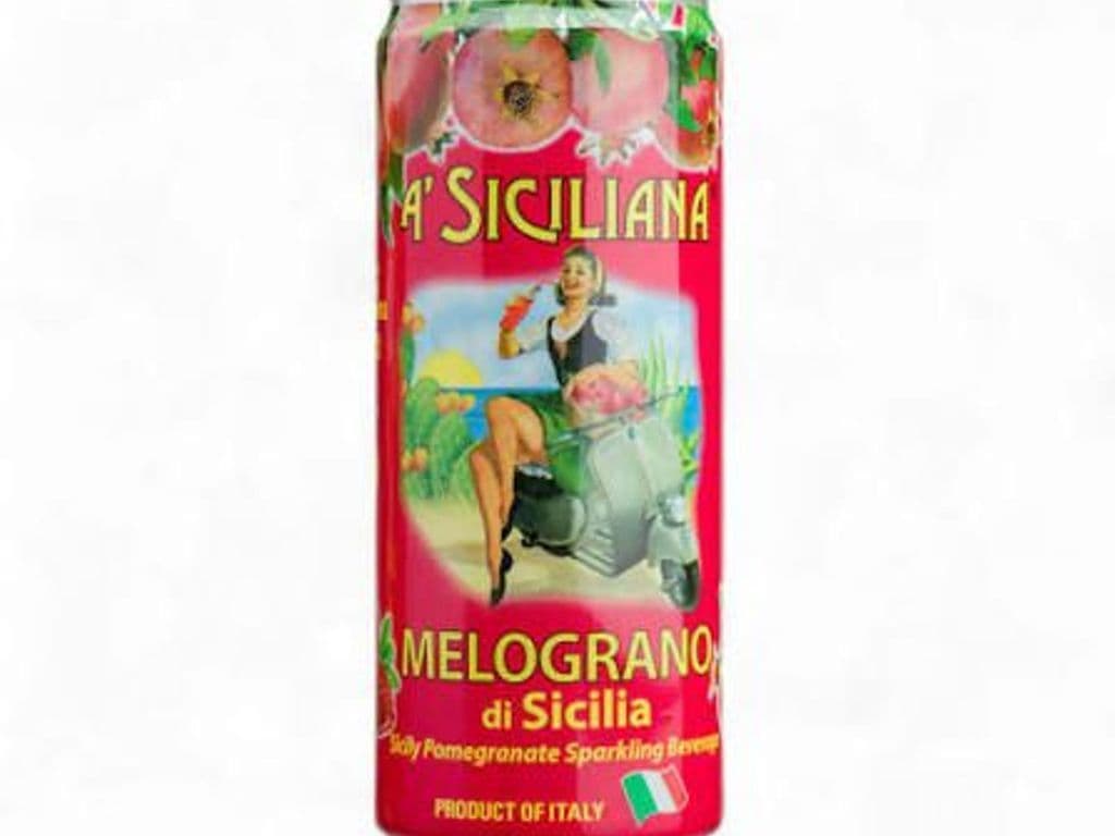 A' Siciliana Melograno (Sicilian Pomegranate Soda)