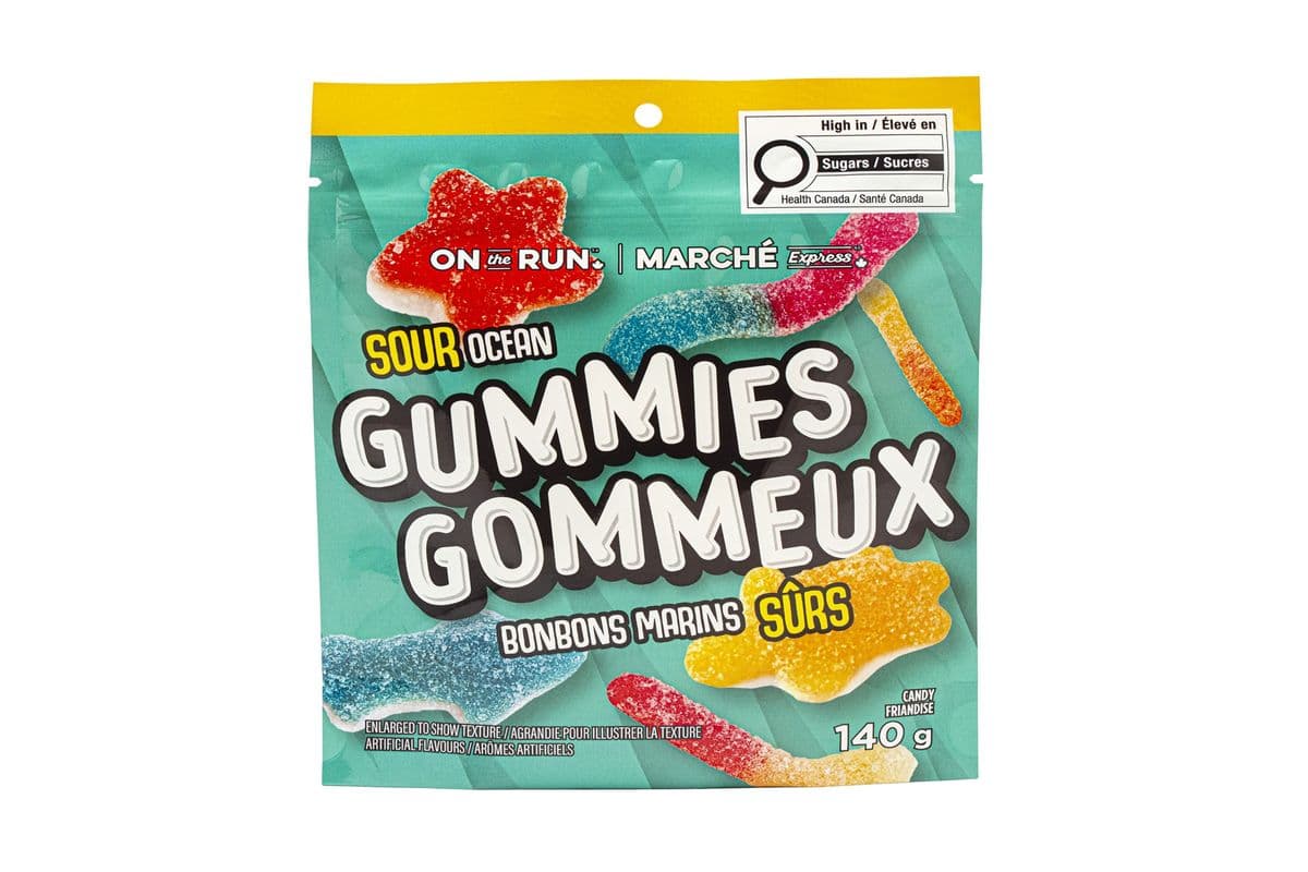 On The Run Sour Ocean Gummies (140g) 77786