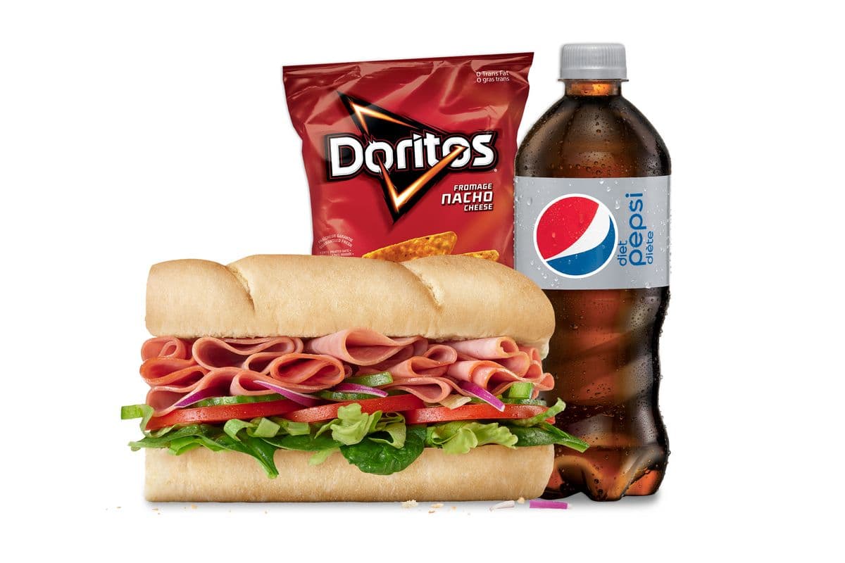 6" Cold Cut Combo Sub Combo (510-800 Cals)