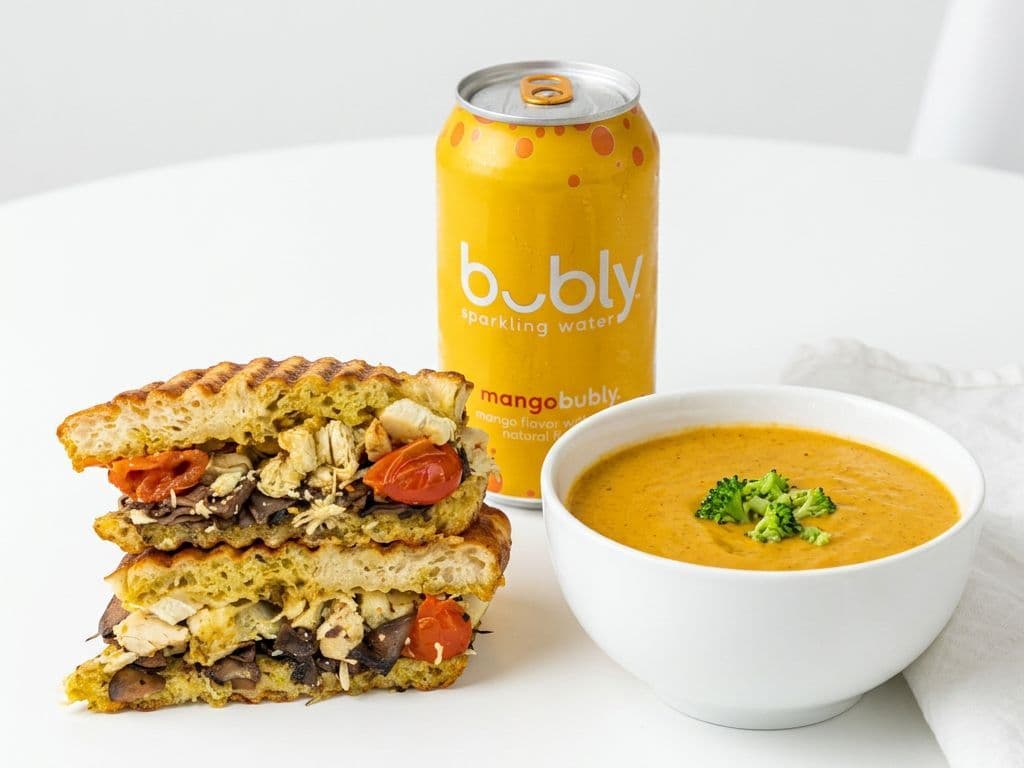 Panini + Soup + Drink