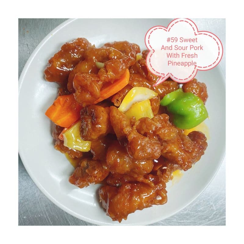 59. Sweet-and-Sour Pork with Fresh Pineapple