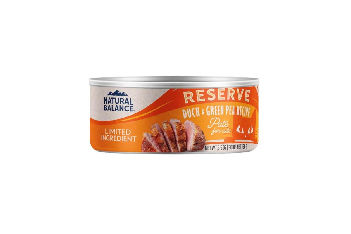Natural Balance Limited Ingredient Reserve Duck & Green Pea Recipe Wet Cat Food Can (5.5 oz)