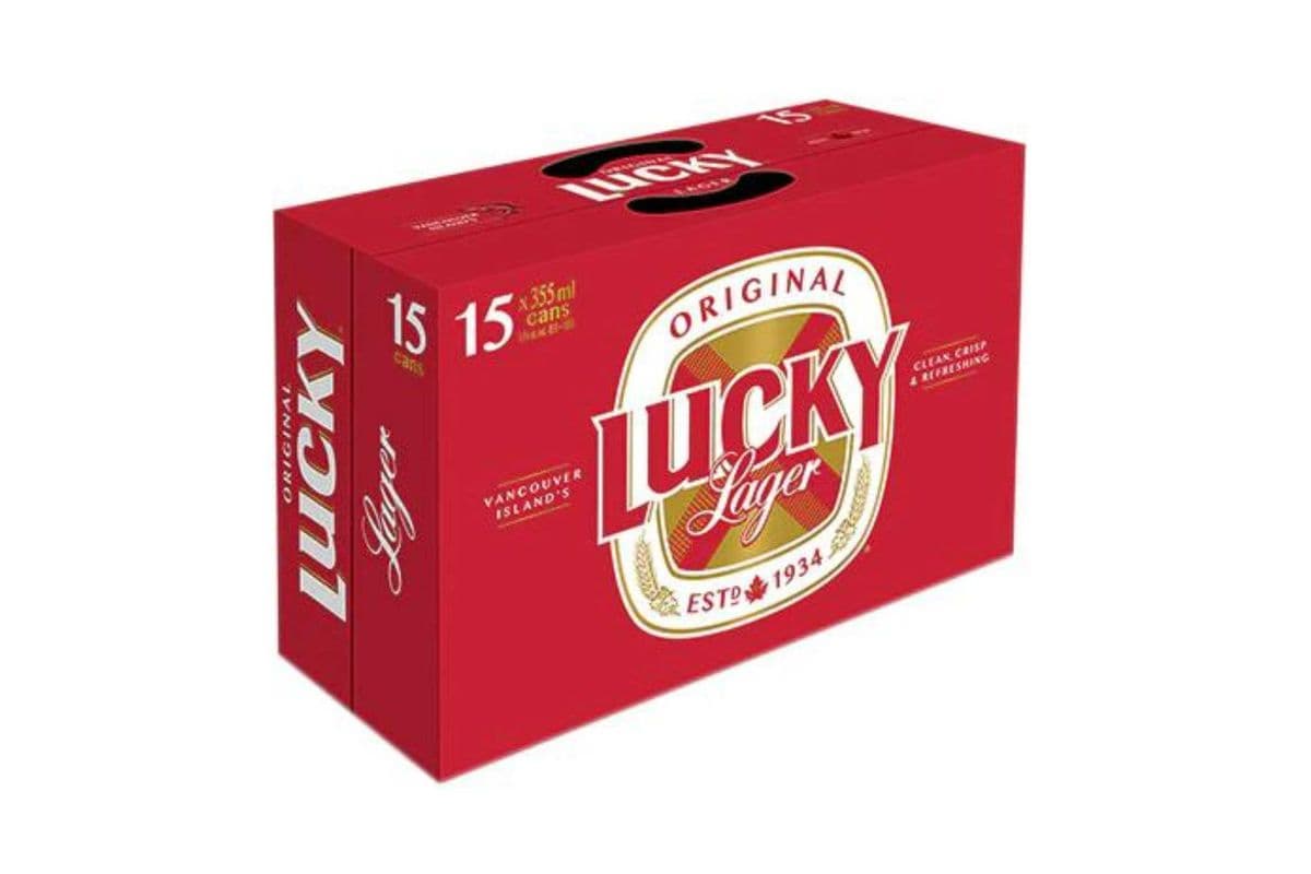 Lucky Lager (15 Cans) (15 x 355ML)