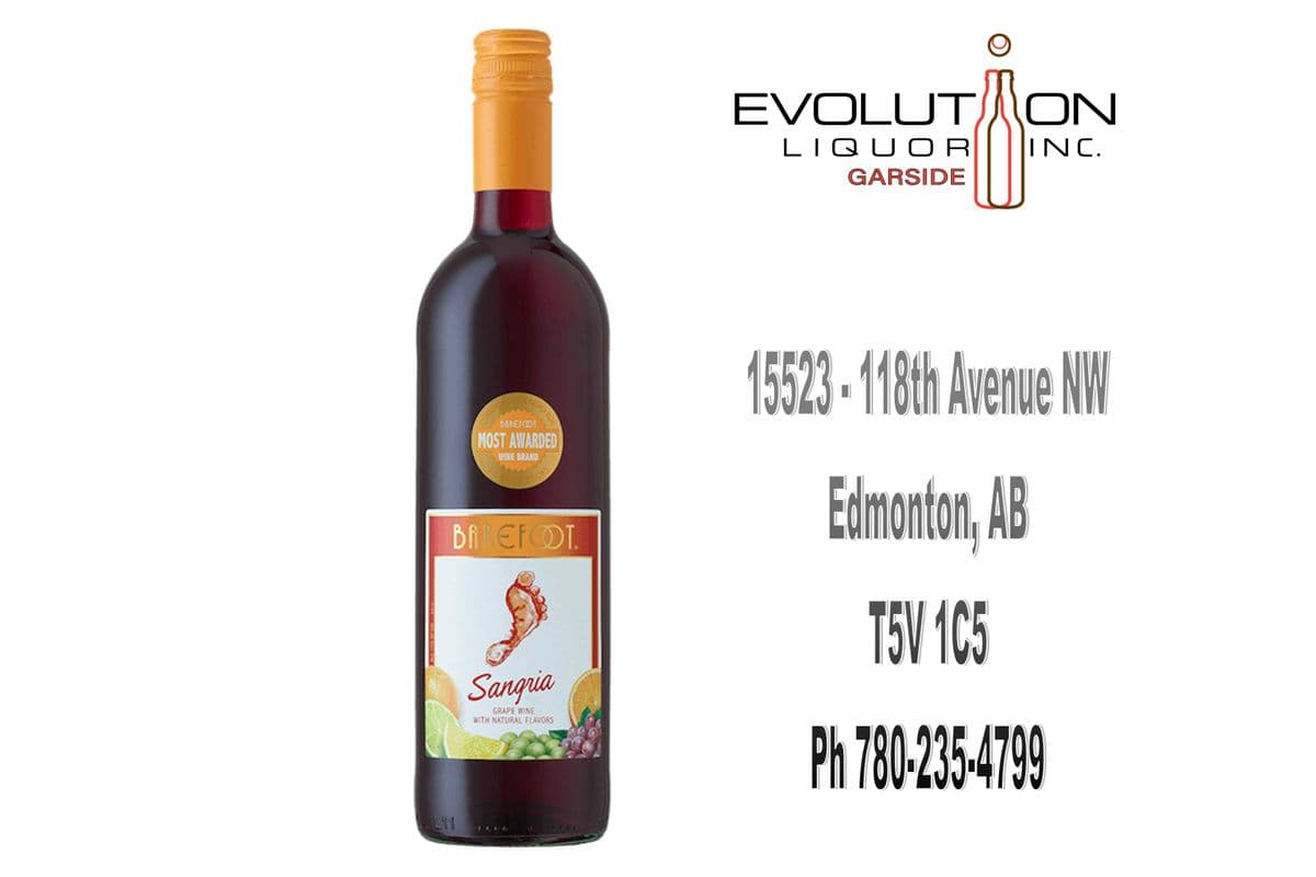 Barefoot Sangria 0750G (1 x 750ml Glass Bottle)