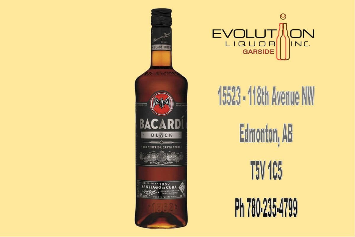 Bacardi Superior Black Rum 0750G (1 x 750ml Glass Bottle)