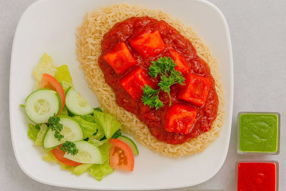 Paneer Curry Plate