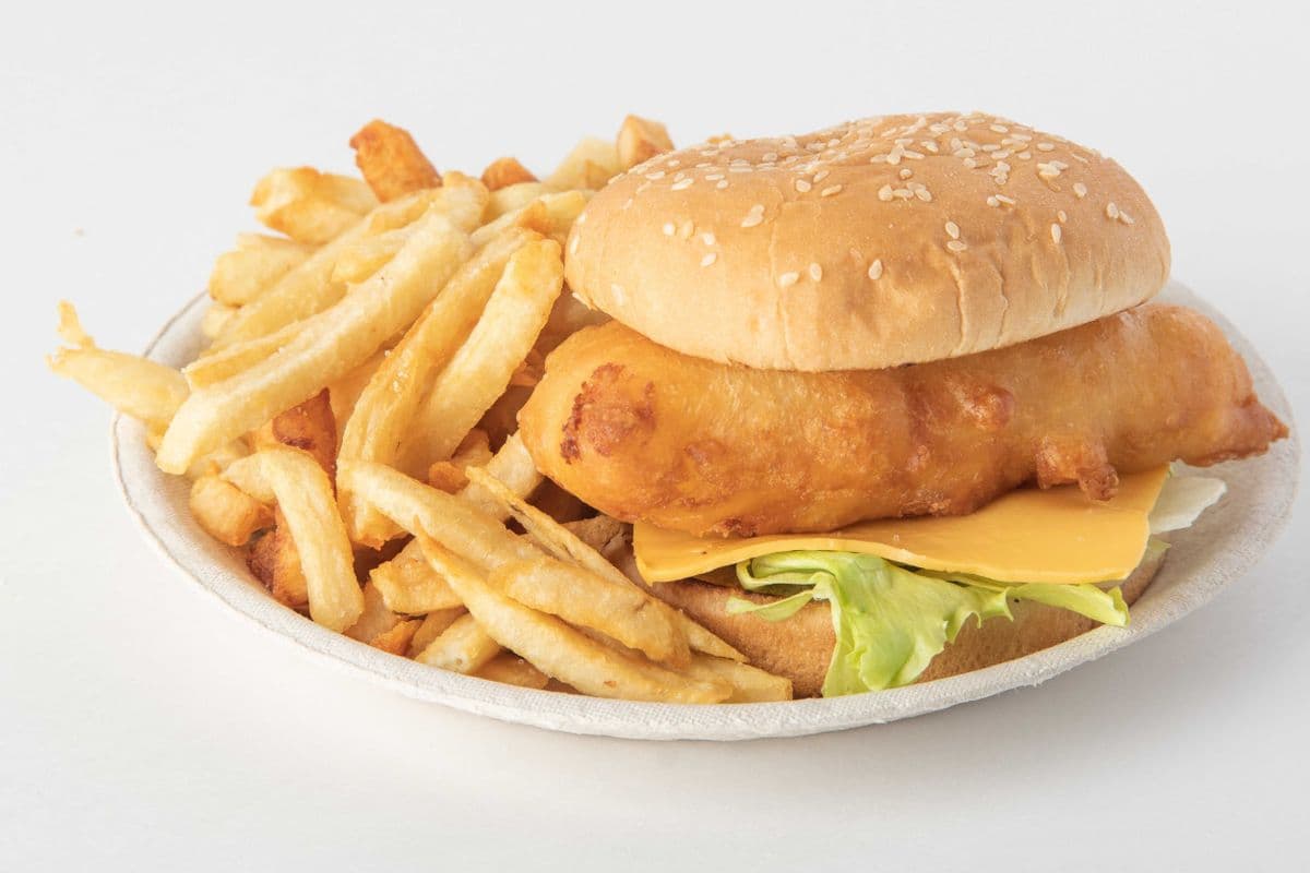 Fish Burger Platter