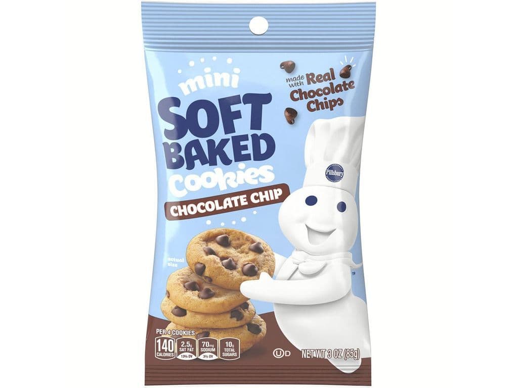 Pillsbury Mini Soft Baked Cookies Chocolate Chip 6 85g