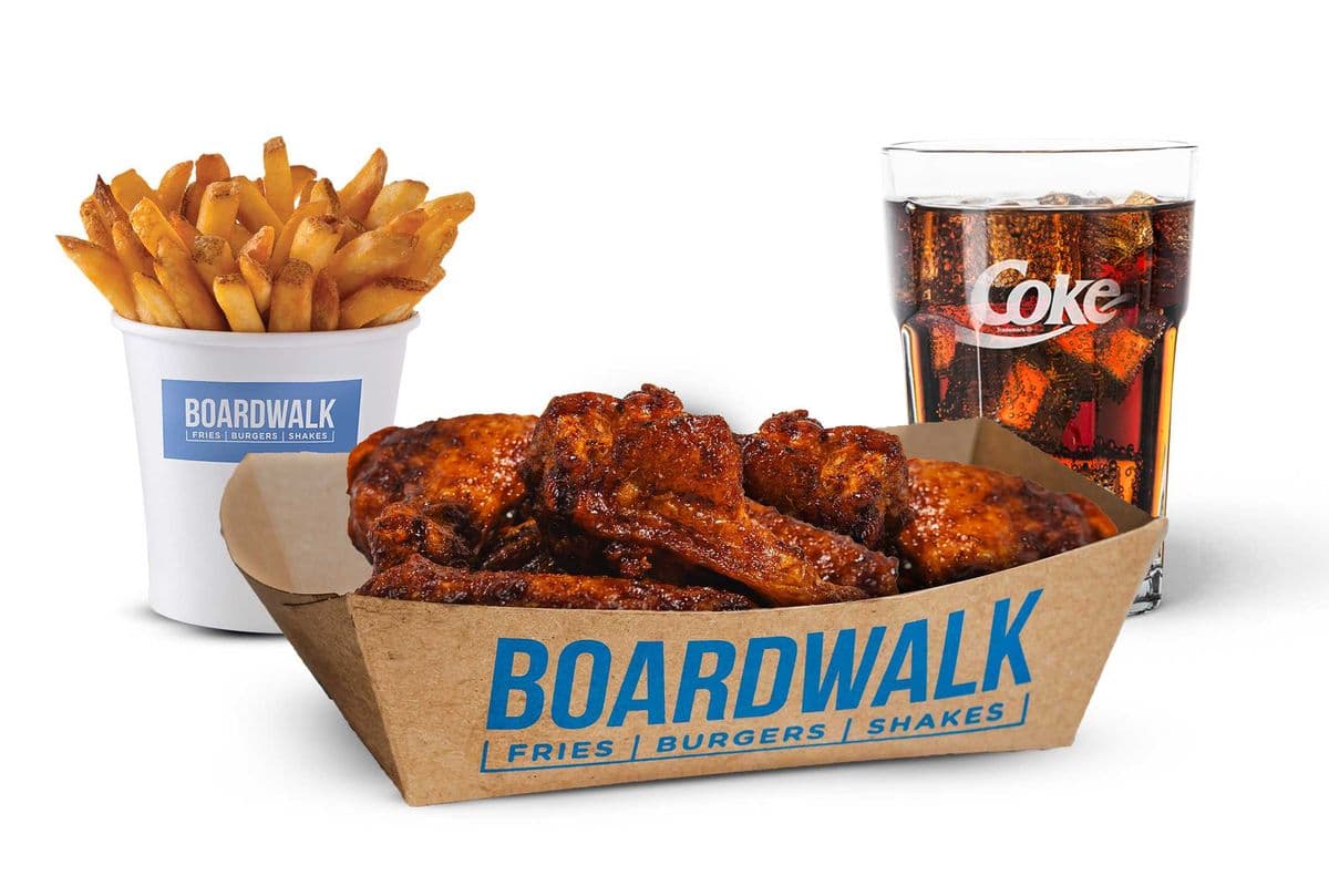 8 Piece Chicken Wing Combo