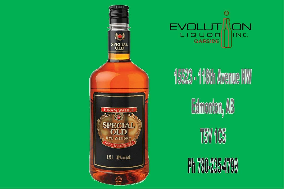 Hiram Walker Special Old Rye Whisky 1750P (1 x 1.75ml Plastic Bottle)