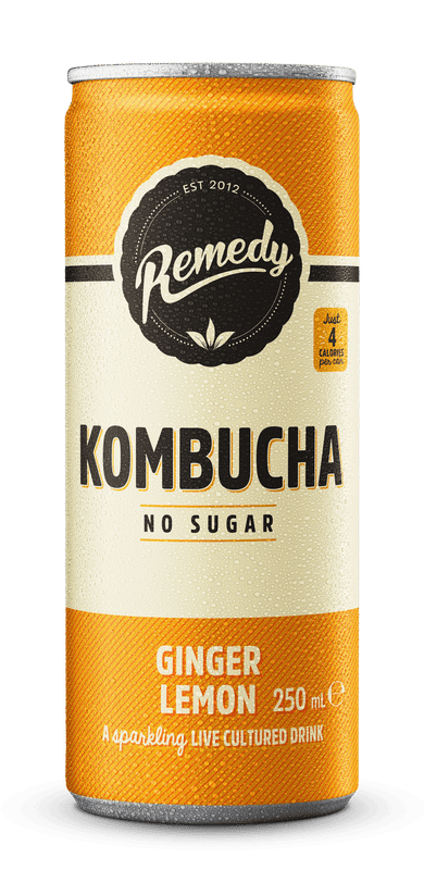 Remedy Bio Kombucha Citron Gingembre 330ml/ Remedy Bio Kombucha Ginger Lemon 330ml