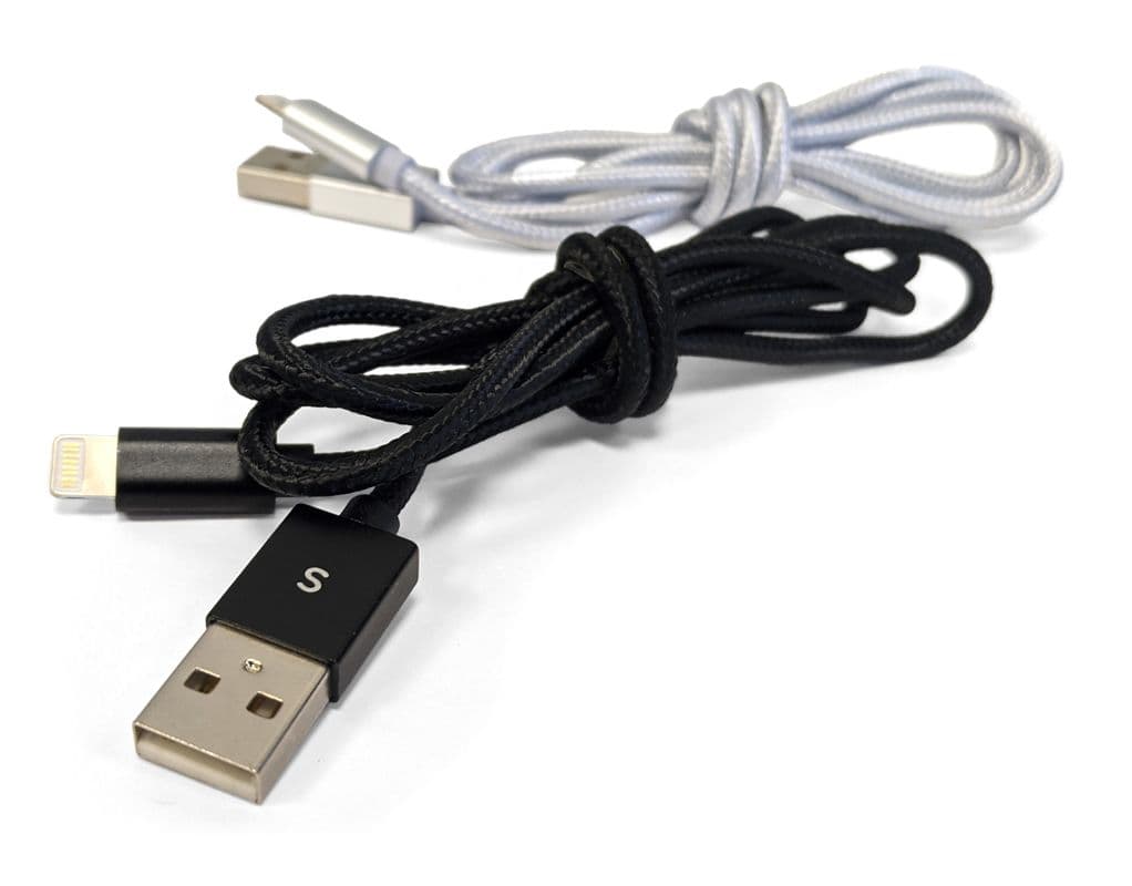SMART Metallic 4FT 8-PIN USB Charging Cable