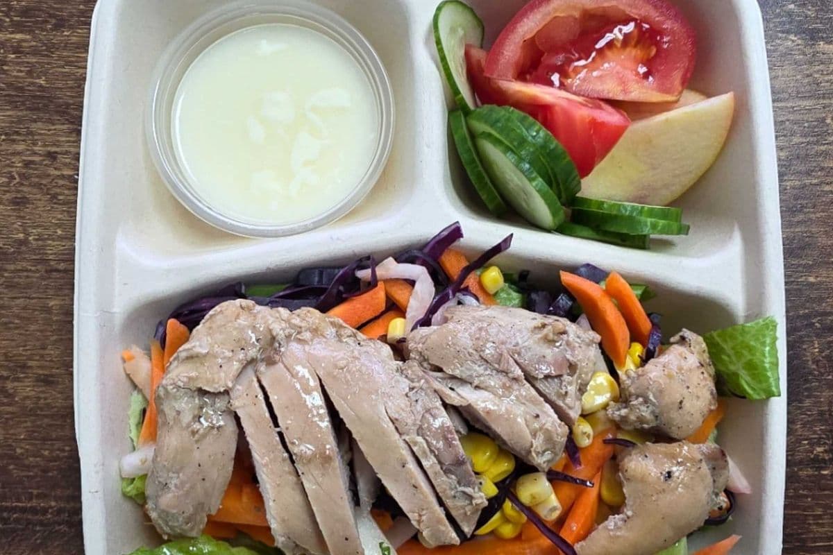 Chicken Salad Bowl w/ Sour Mayonnaise Dressing