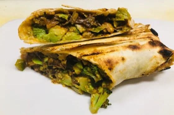 57. Vegetarian Wrap Combo