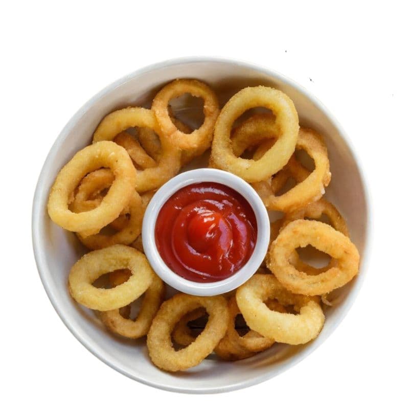 Onion Rings With Sour Cream