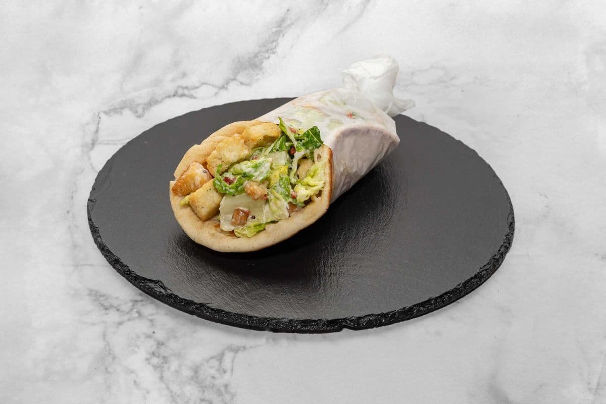 Caesar Salad in a Pita
