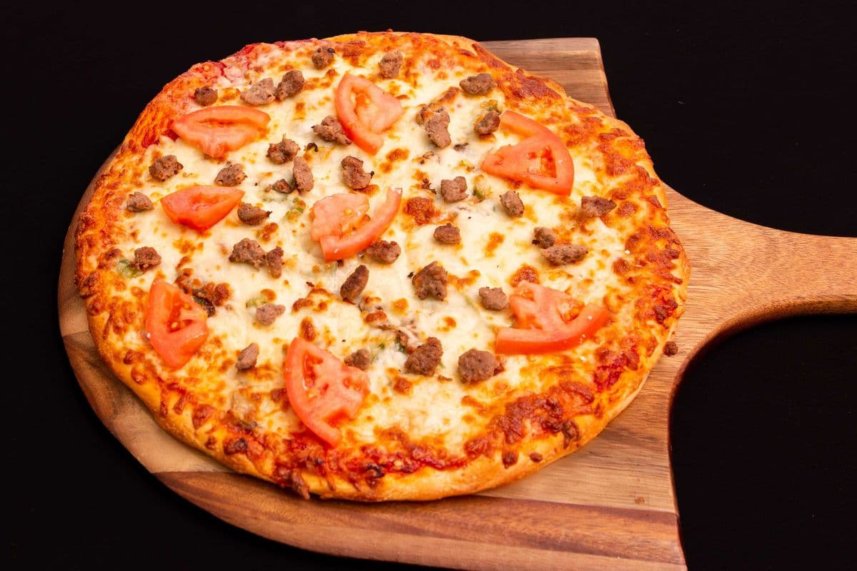 Petite pizza de luxe