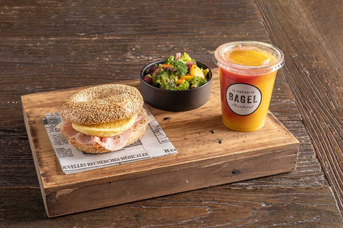 Sandwich + Salad + Smoothie
