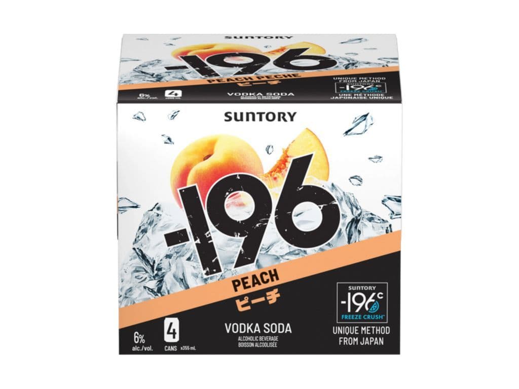 -196 - Peach Vodka Soda 4pk