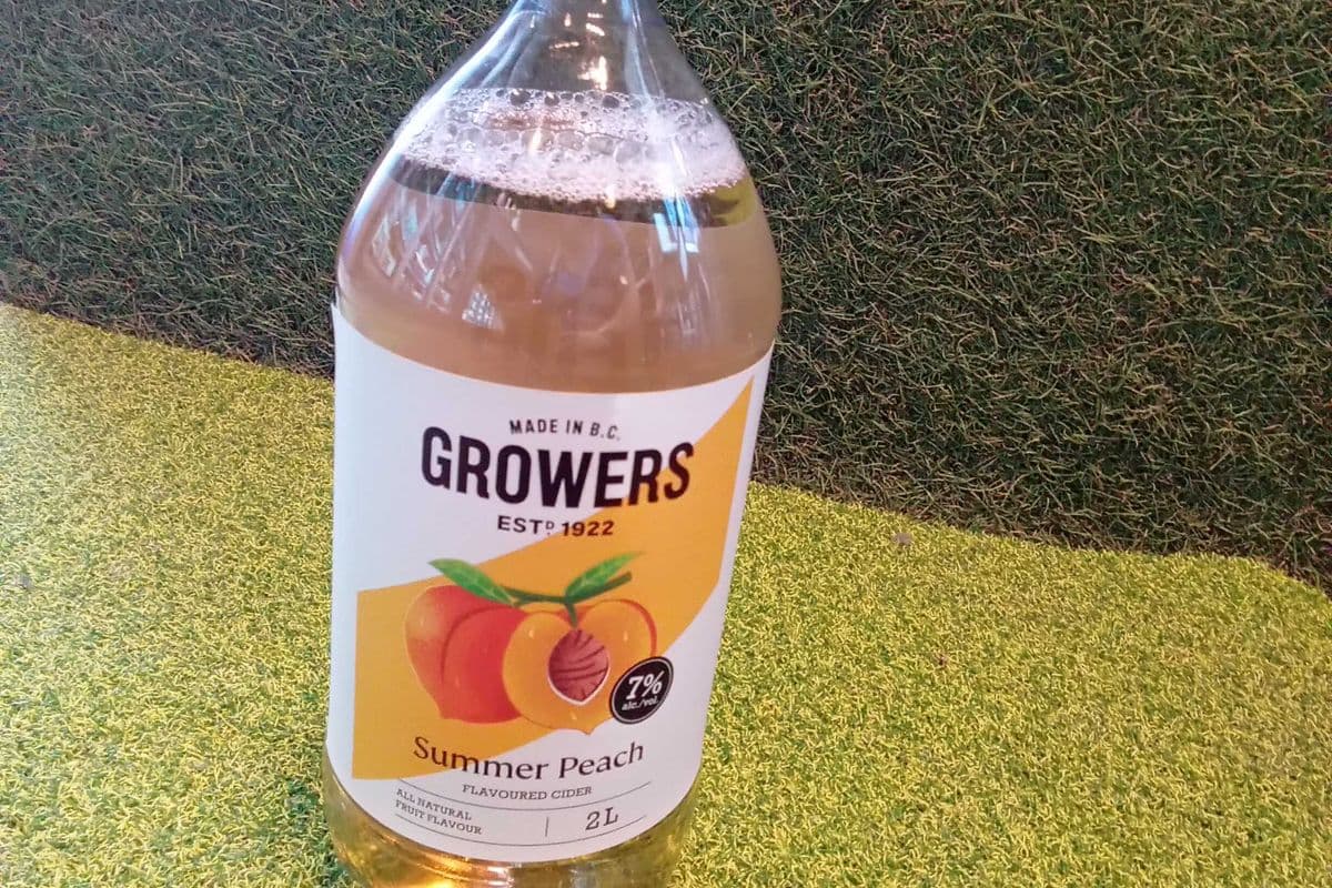 Growers Summer Peach Cider (1 x 2L)